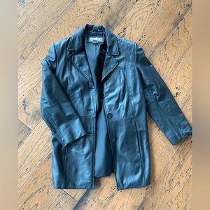 Preston & York Black Leather Jacket